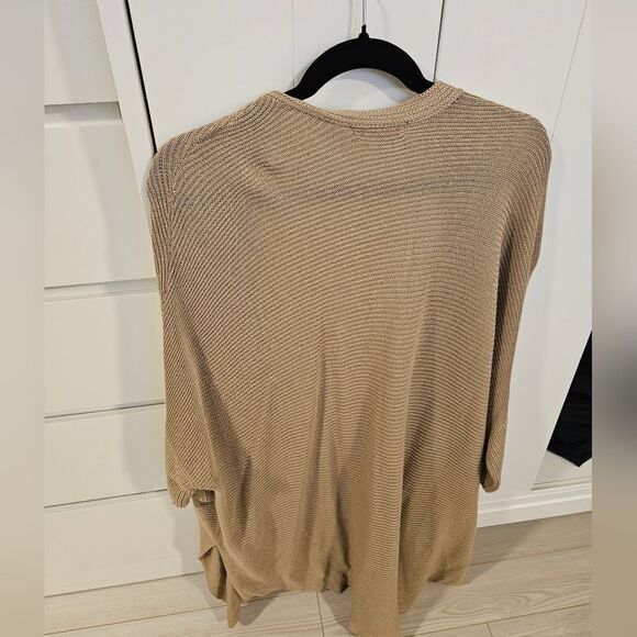 Open Cardigan tan oversized fit - Joe Fresh XL 3/4 sleeves - Picture 2 of 3